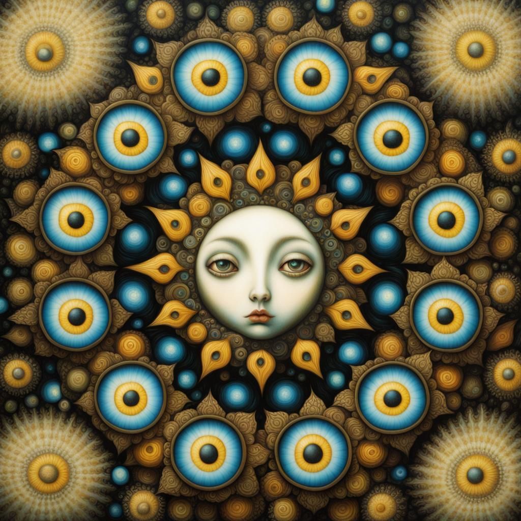 A Beautiful Kaleidoscope Tim Burton Naoto Hattori Ai Generated Artwork Nightcafe Creator 9717