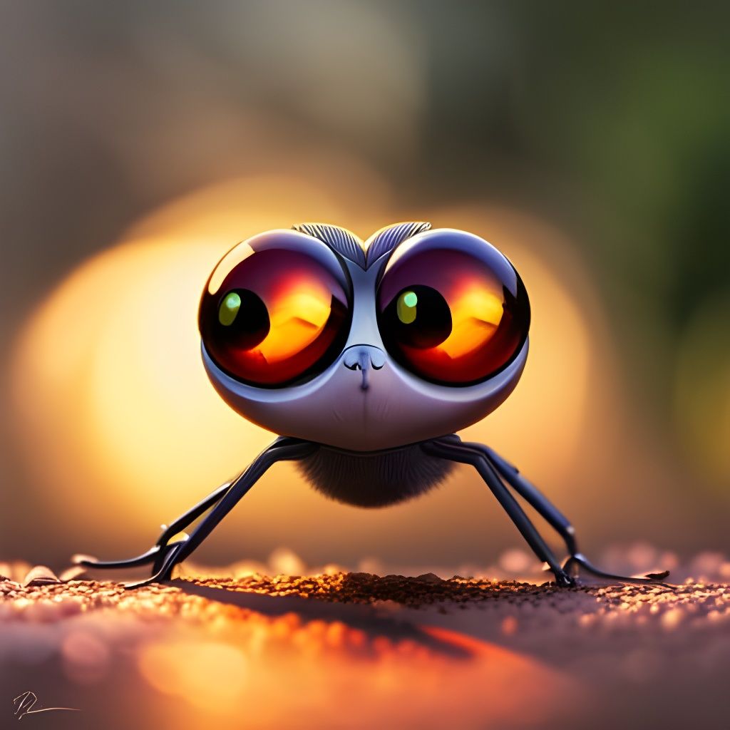 Friendly Dragonfly  by @freki