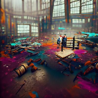 Century Fight Club - AI Generated Artwork - NightCafe Creator
