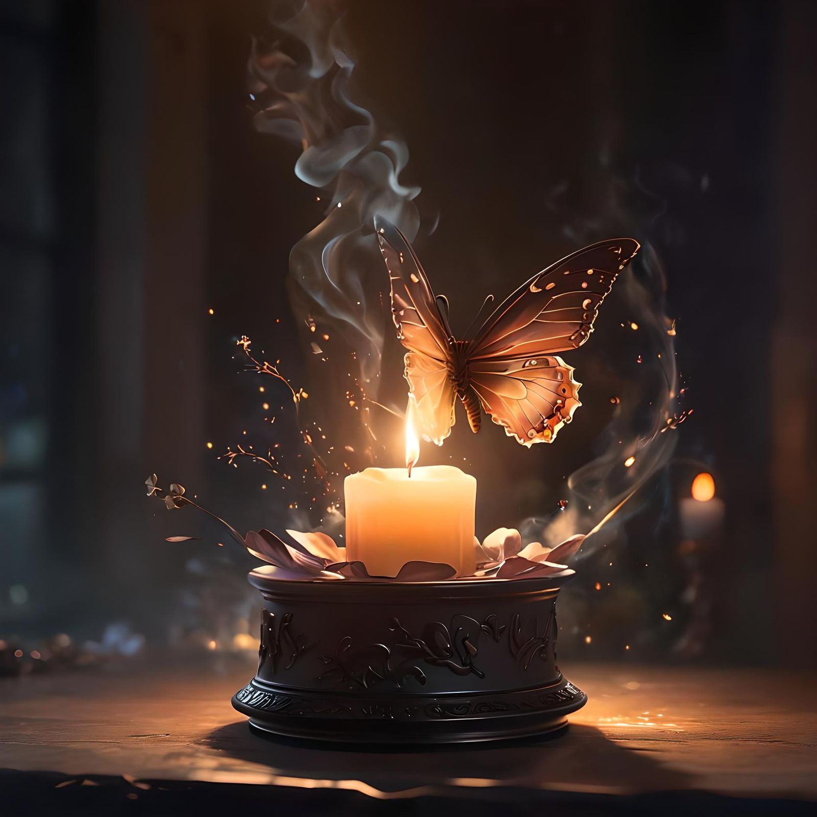 Butterfly’s Warmth  by @Shelly