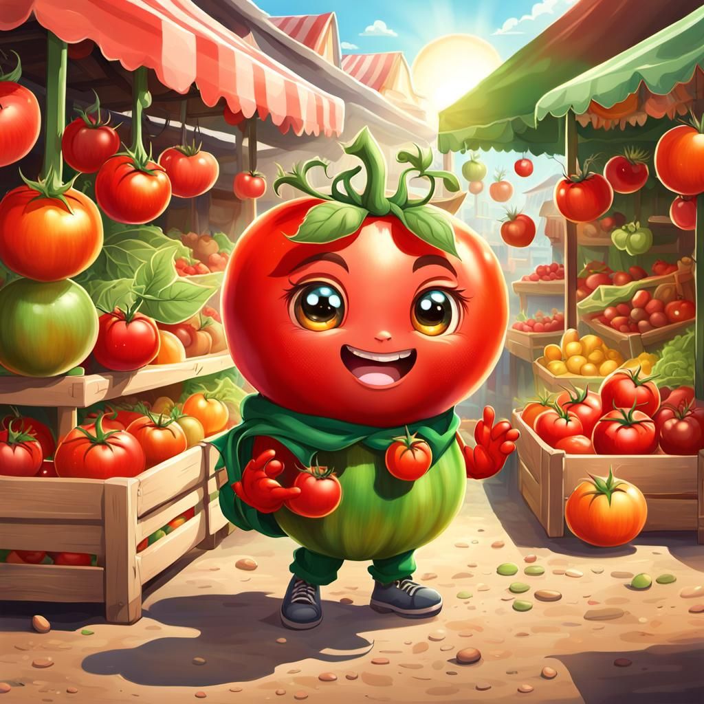 Tomato Mischief!  by @Mindset Engineered