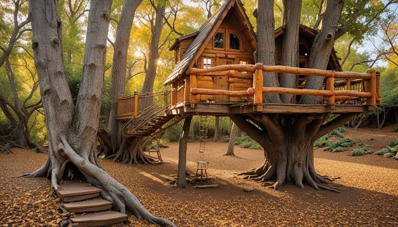 backyard treehouse
