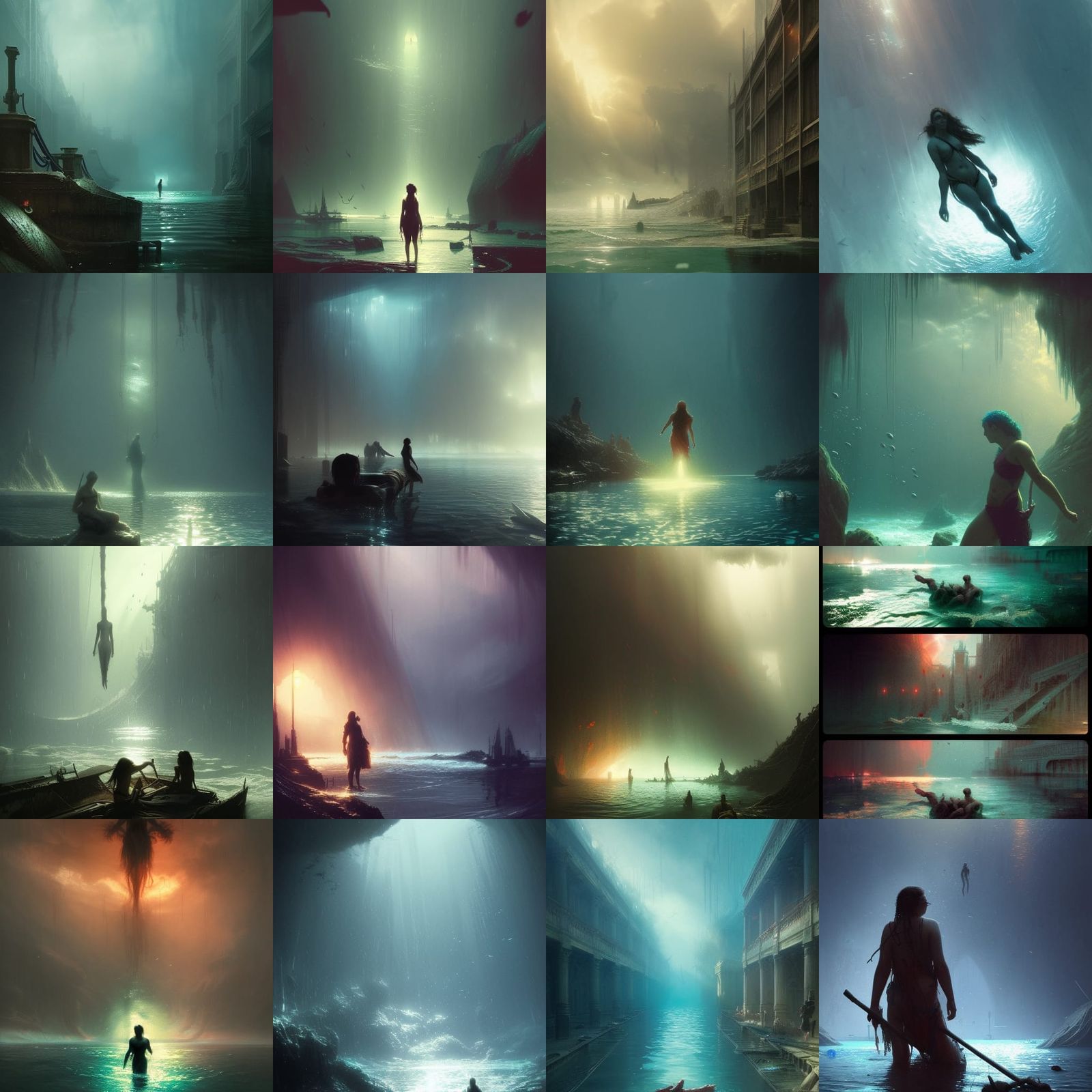 You learned to swim. I failed to drown. 8k resolution concep...