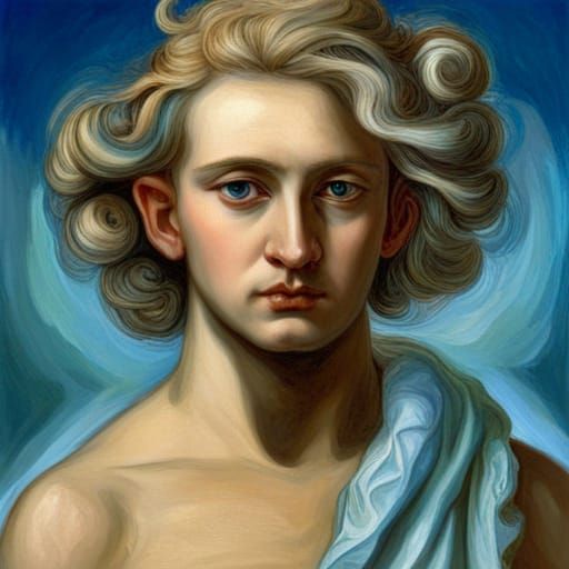 Uranus Physiognomy psychedelic art renaissance painting pre-...