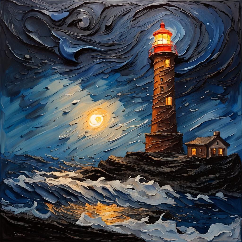 Lighthouse   by @1cheesepuff