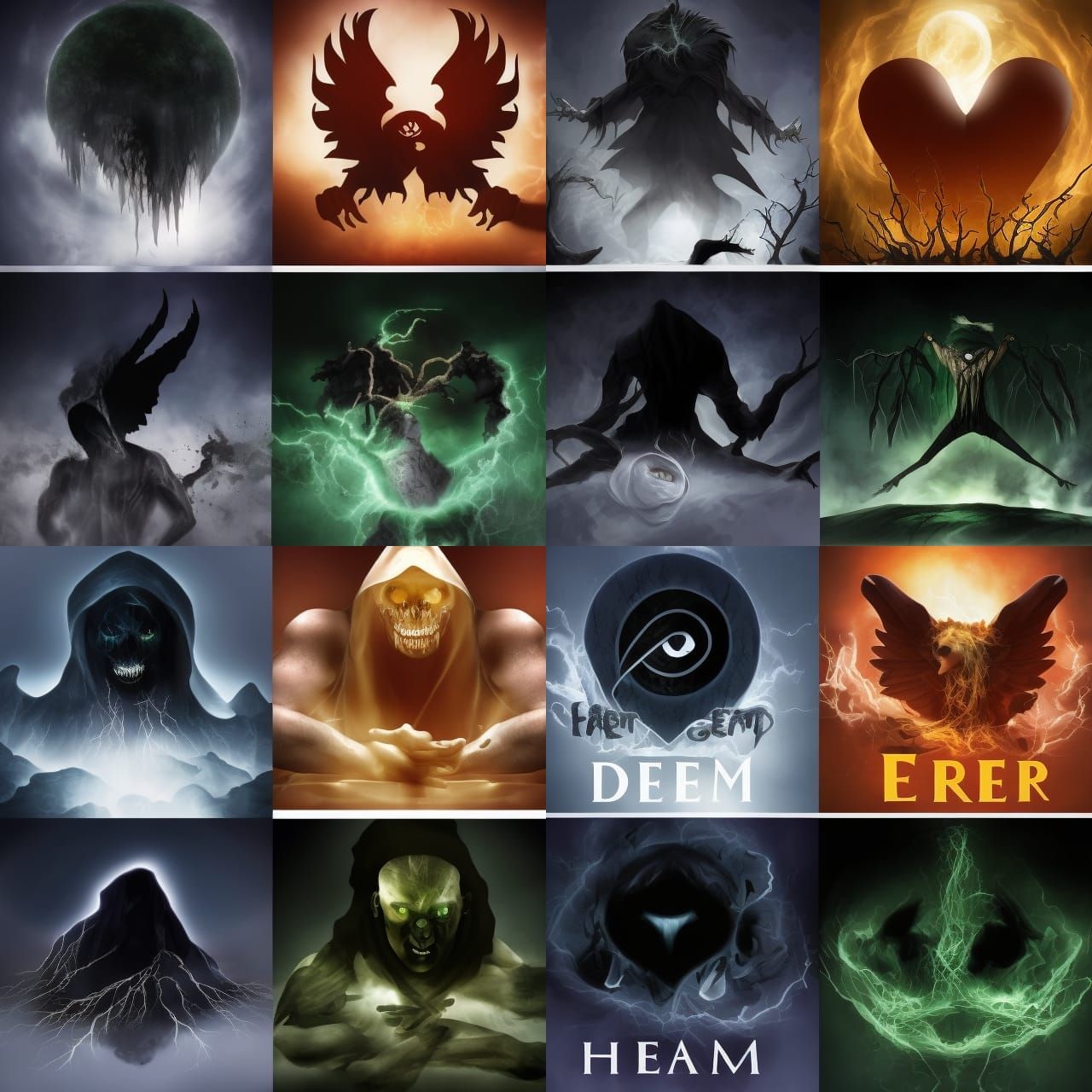 HQ the elements of fear and greed, love and hate, dark and light, human and?