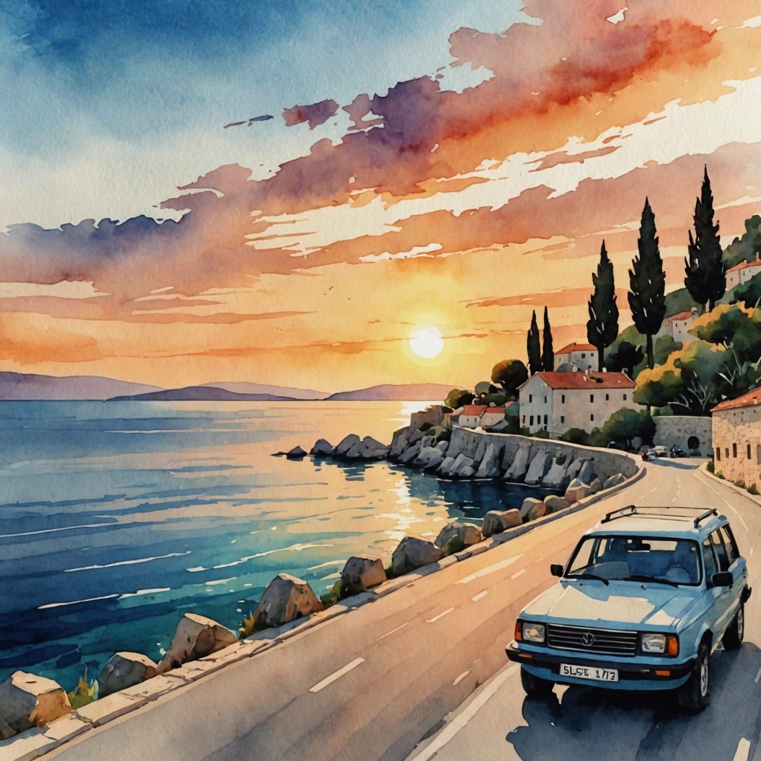 Roadtrip by car through Croatia  by @Horse-T