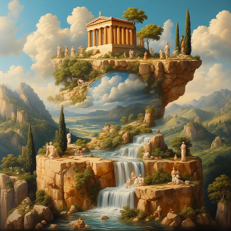 Floating Grecian Islands