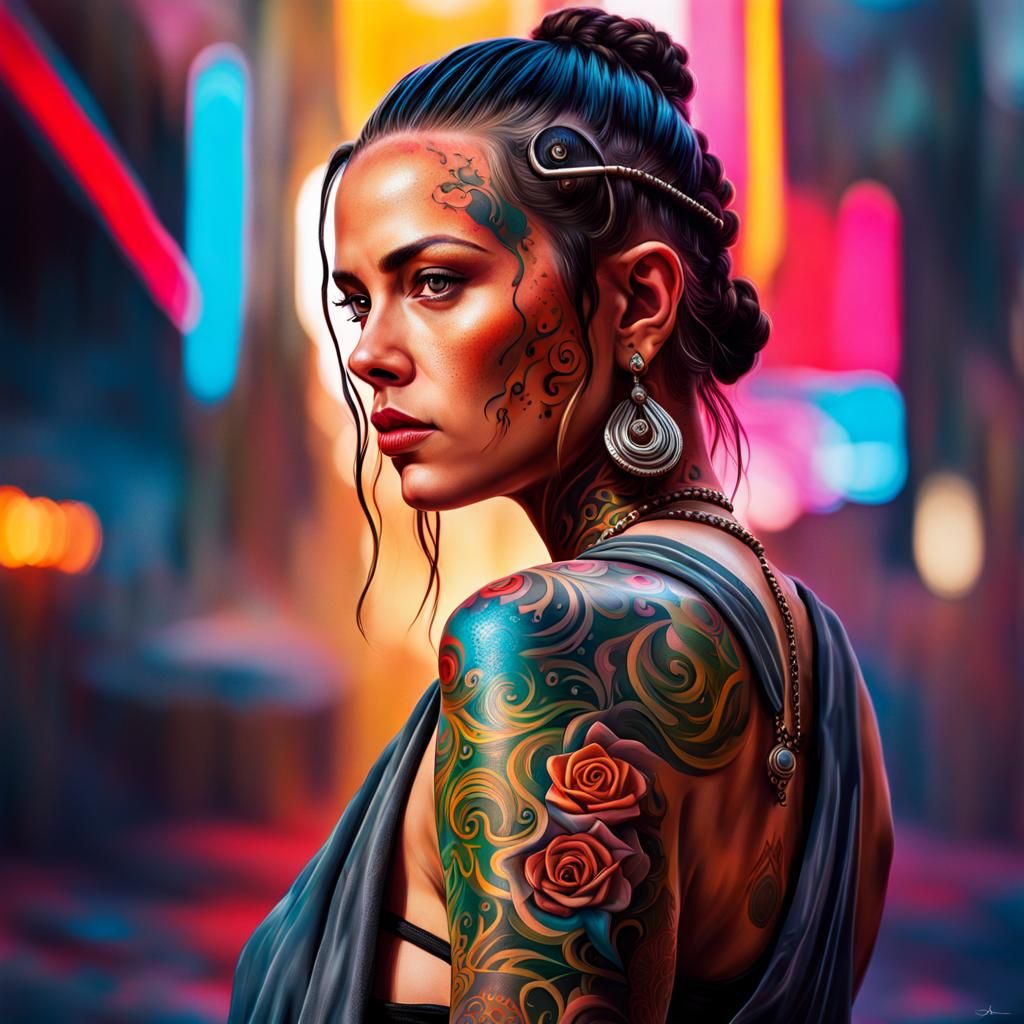 Tattoo Rey - AI Generated Artwork - NightCafe Creator