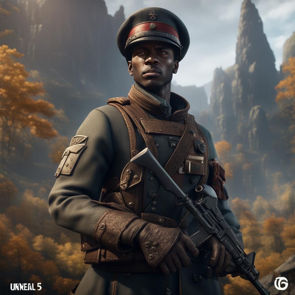 Mr Wesr as german soldier