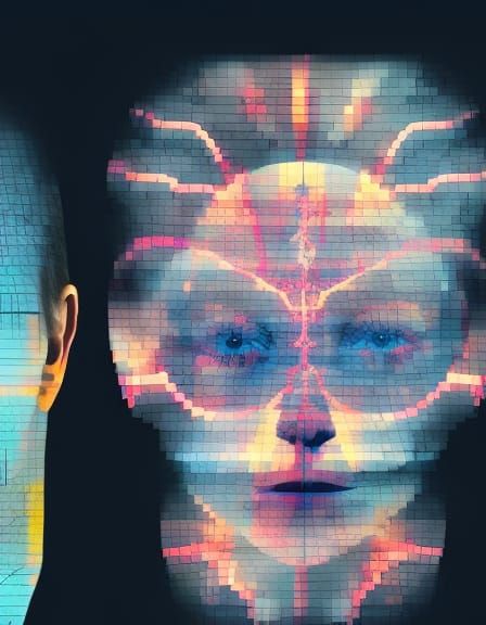 Abstract Transformation in Color Photo Art