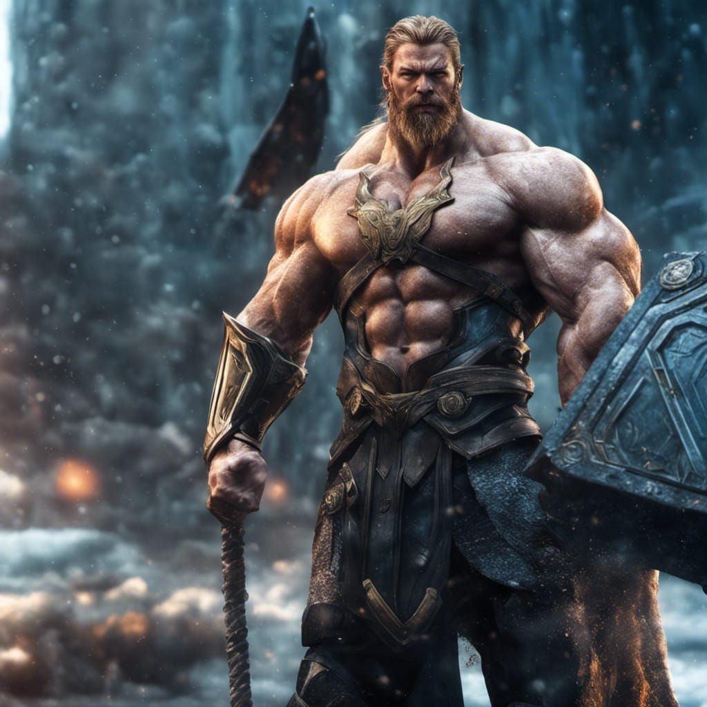izom morph Thor a 
  posztapokaliptikus jövőben intricate de...