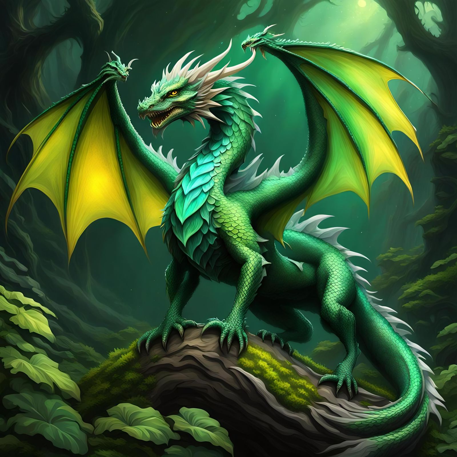 A Fae Dragon - AI Generated Artwork - NightCafe Creator