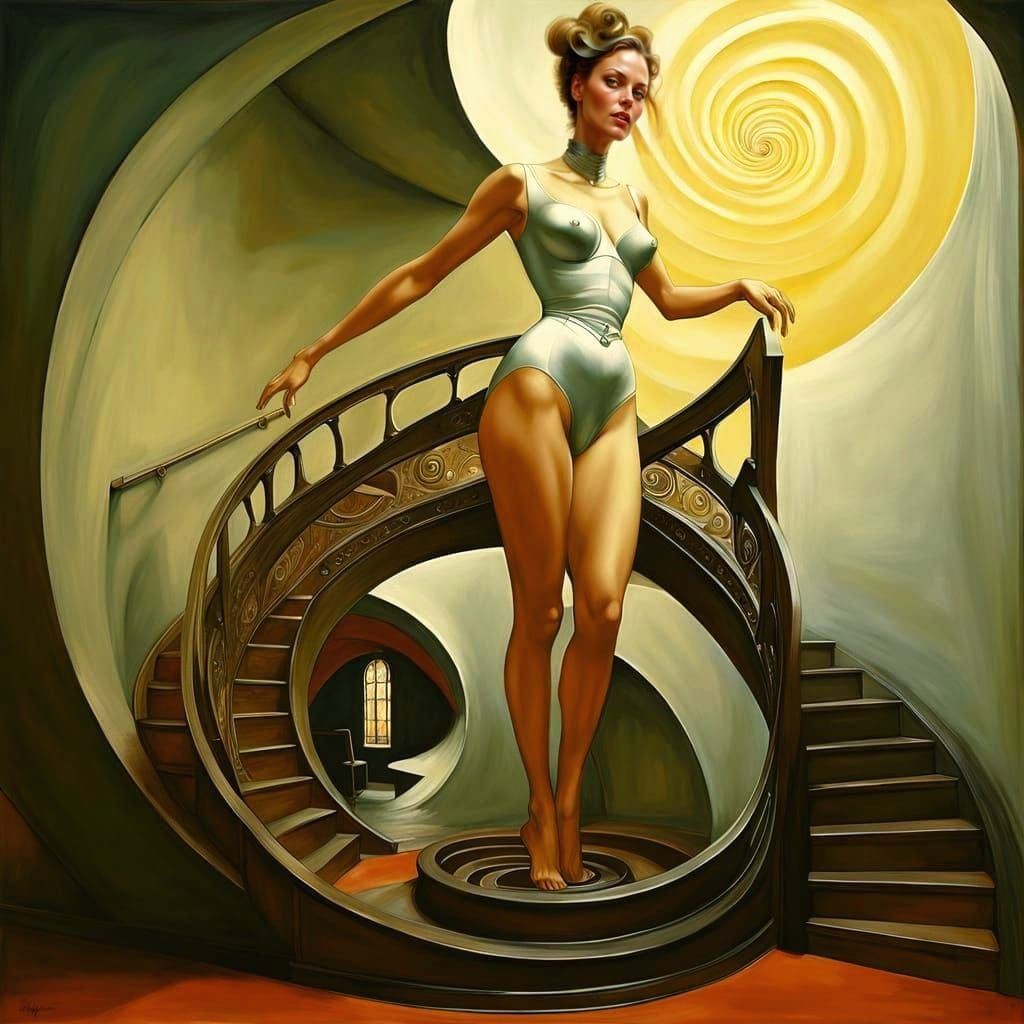 Surreal Abstract Architecture by Escher and Möbius