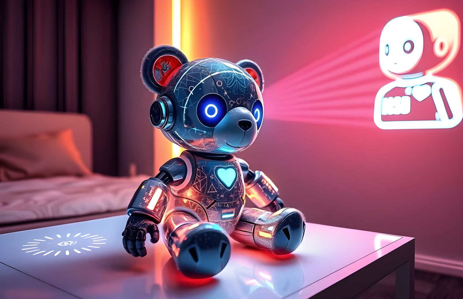 THE EDU-BEAR 2050- FUTURE TOYS  by @ARTificial 
