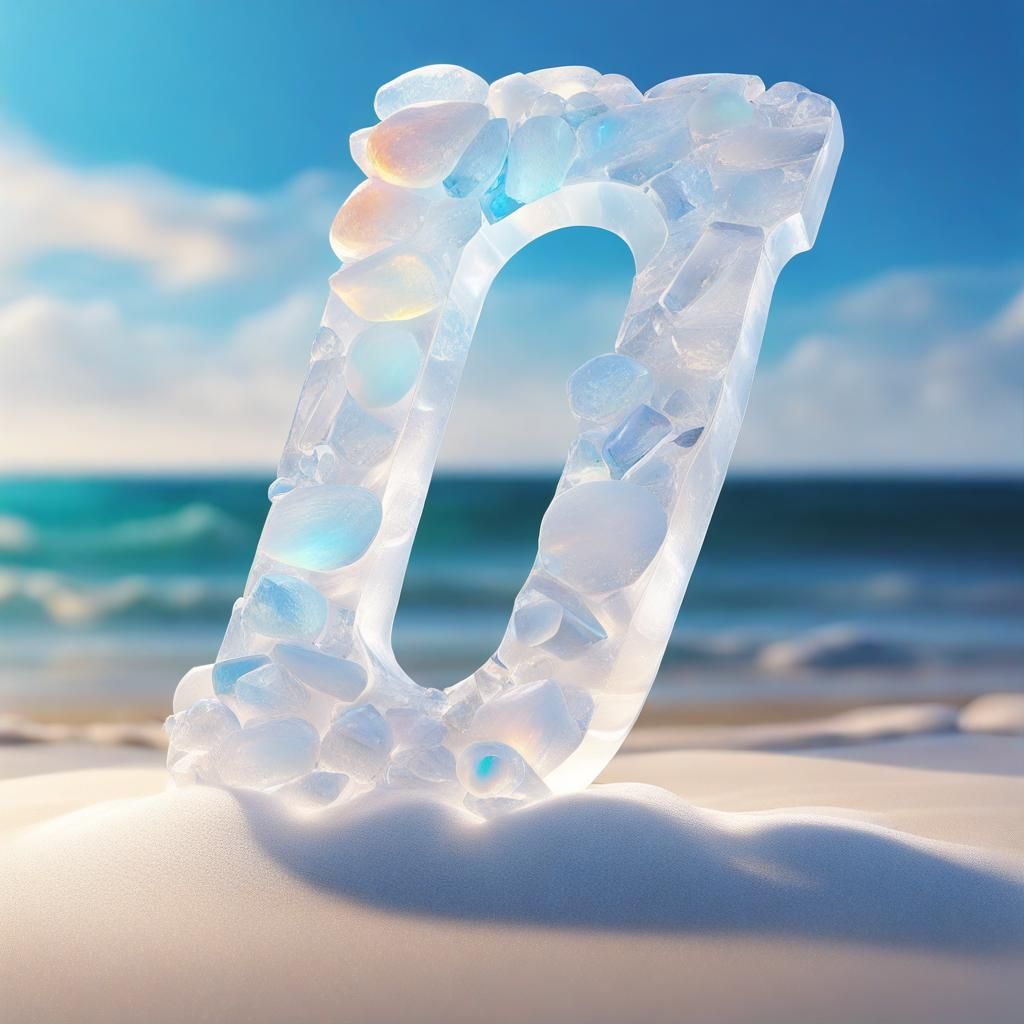 Opal Beach AI Generated Artwork NightCafe Creator