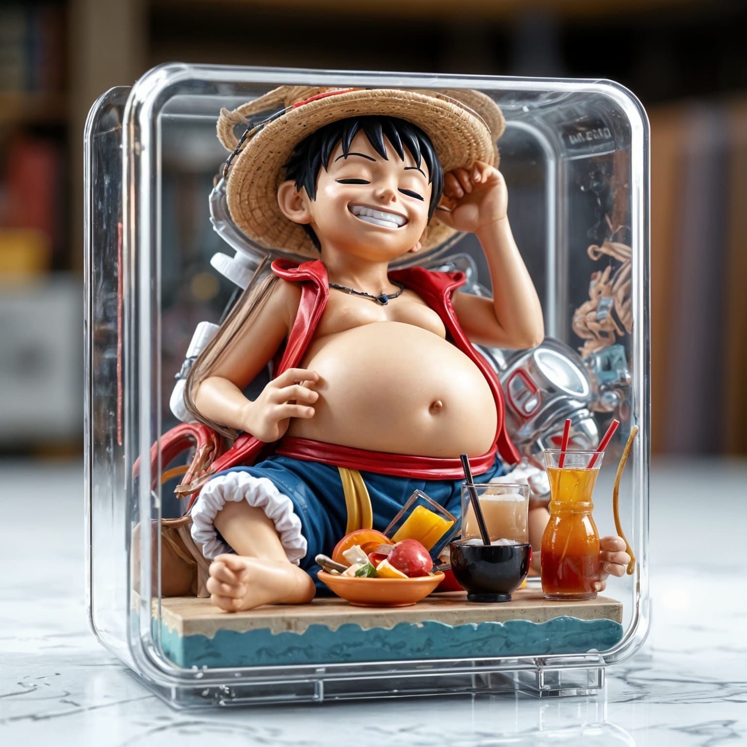 Full Luffy  by @Lesja