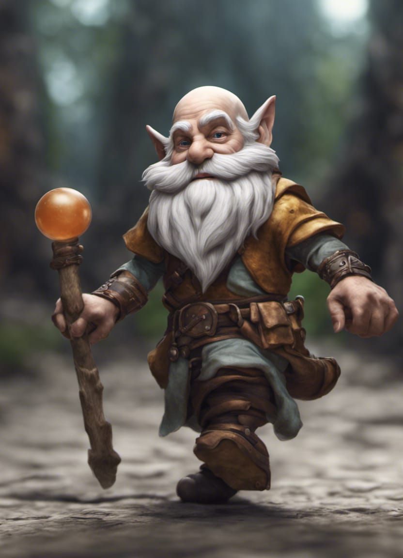 Gnome Cleric - AI Generated Artwork - NightCafe Creator