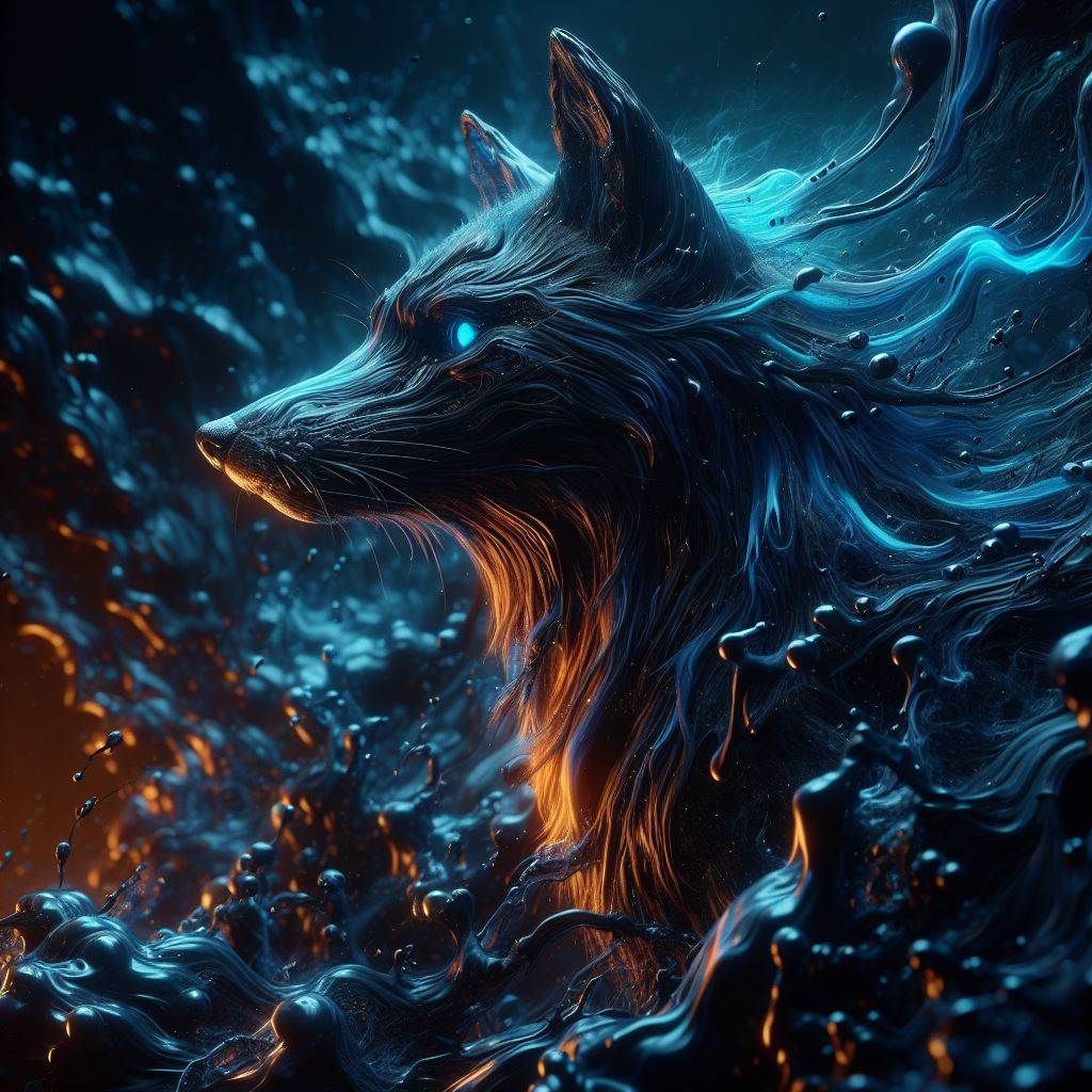 malevolent fox  by @HecateWayne