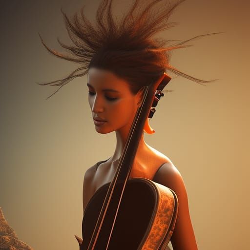 Violinist AI Generated Artwork NightCafe Creator