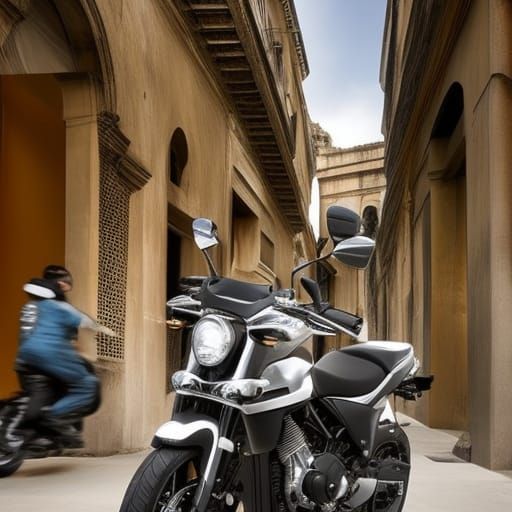 Ein Piaggio Mofa