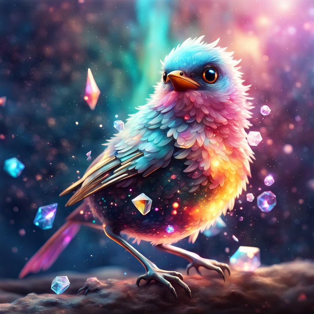 Crystal Bird   by @1cheesepuff
