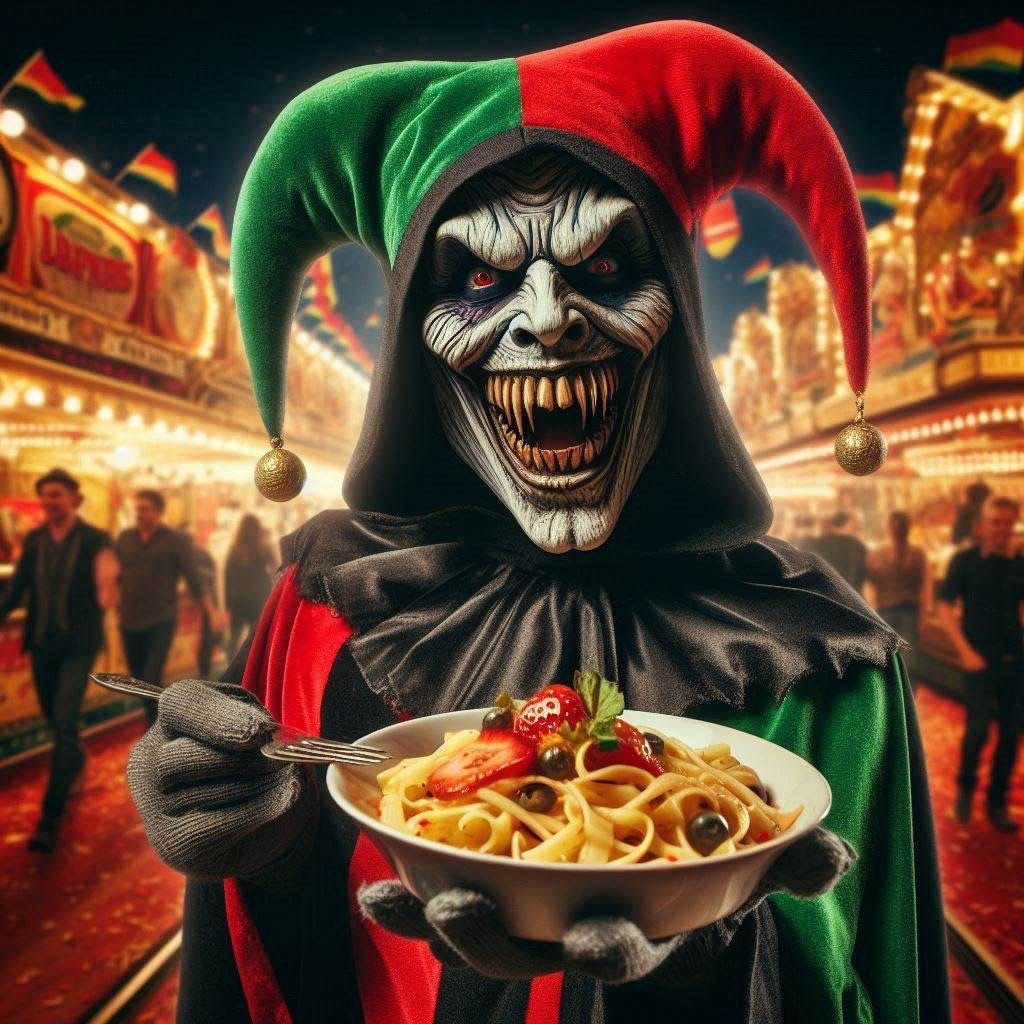 Surely you jest with pasta