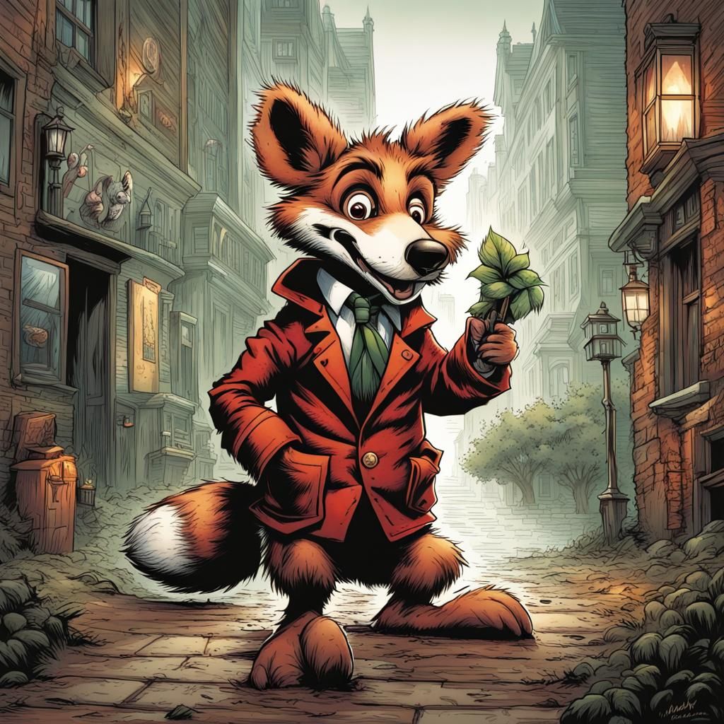 Basil Brush AI Generated Artwork NightCafe Creator