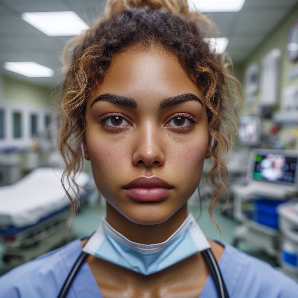 Halfway through first shift.  A DALL.E.3 creation