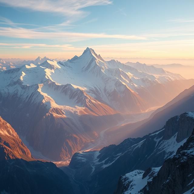 A BREATHTAKING PANORAMIC VIEW OF THE  SWISS ALPS.