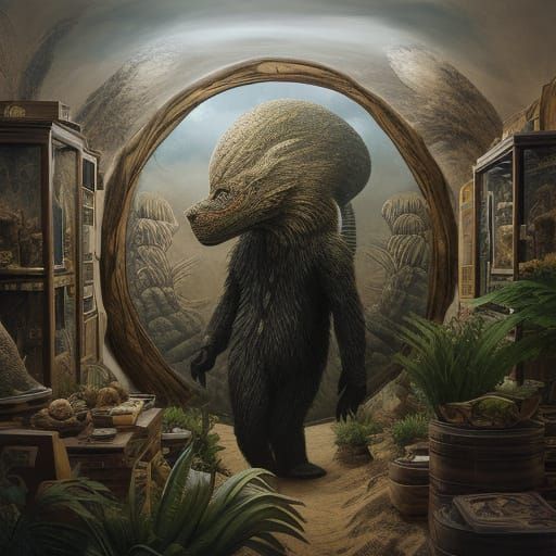 "There! A few homey touches can make all the difference!"