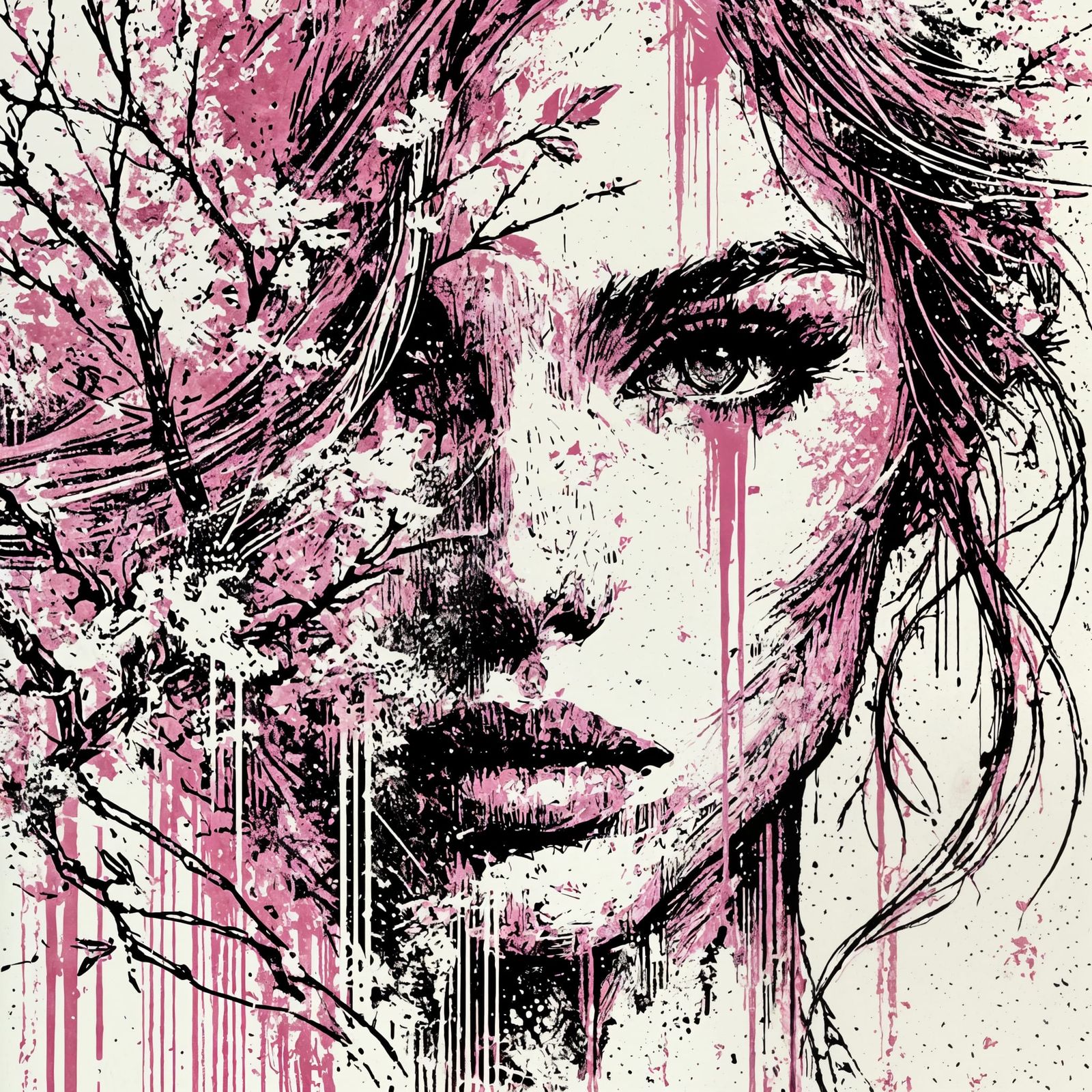Fading Blossoms, Silent Tears  by @Artificial Artistry