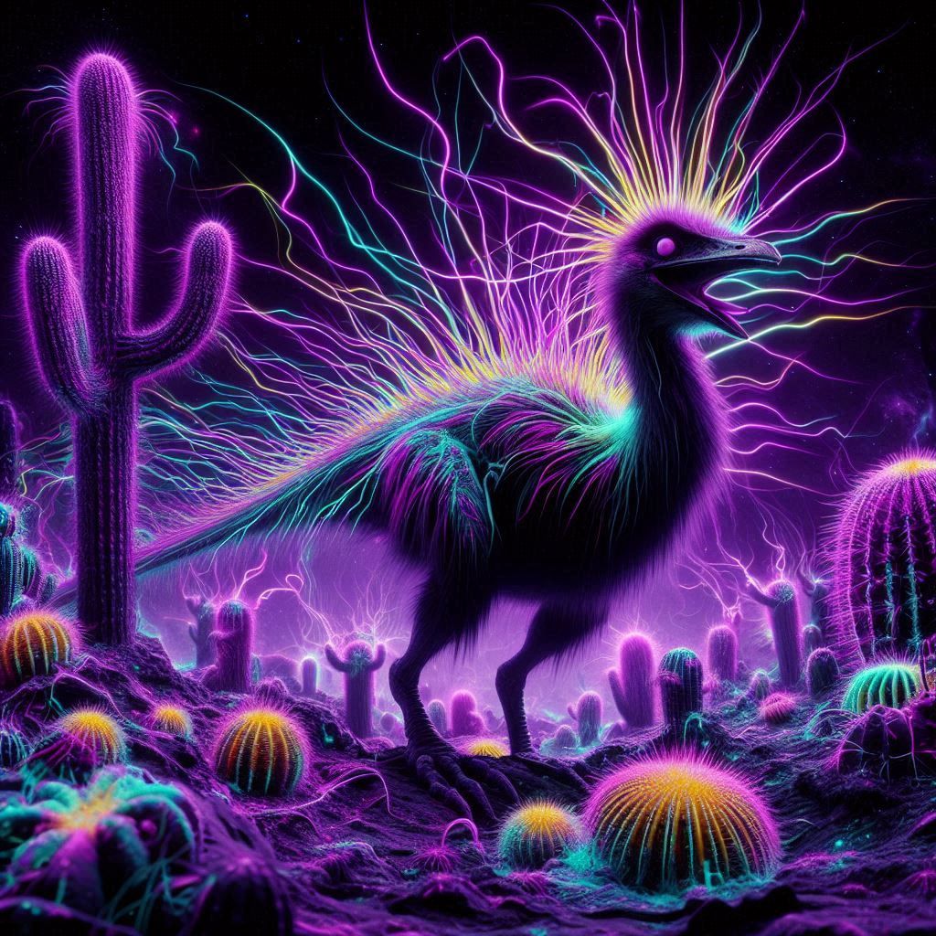 dark purple planet diorama