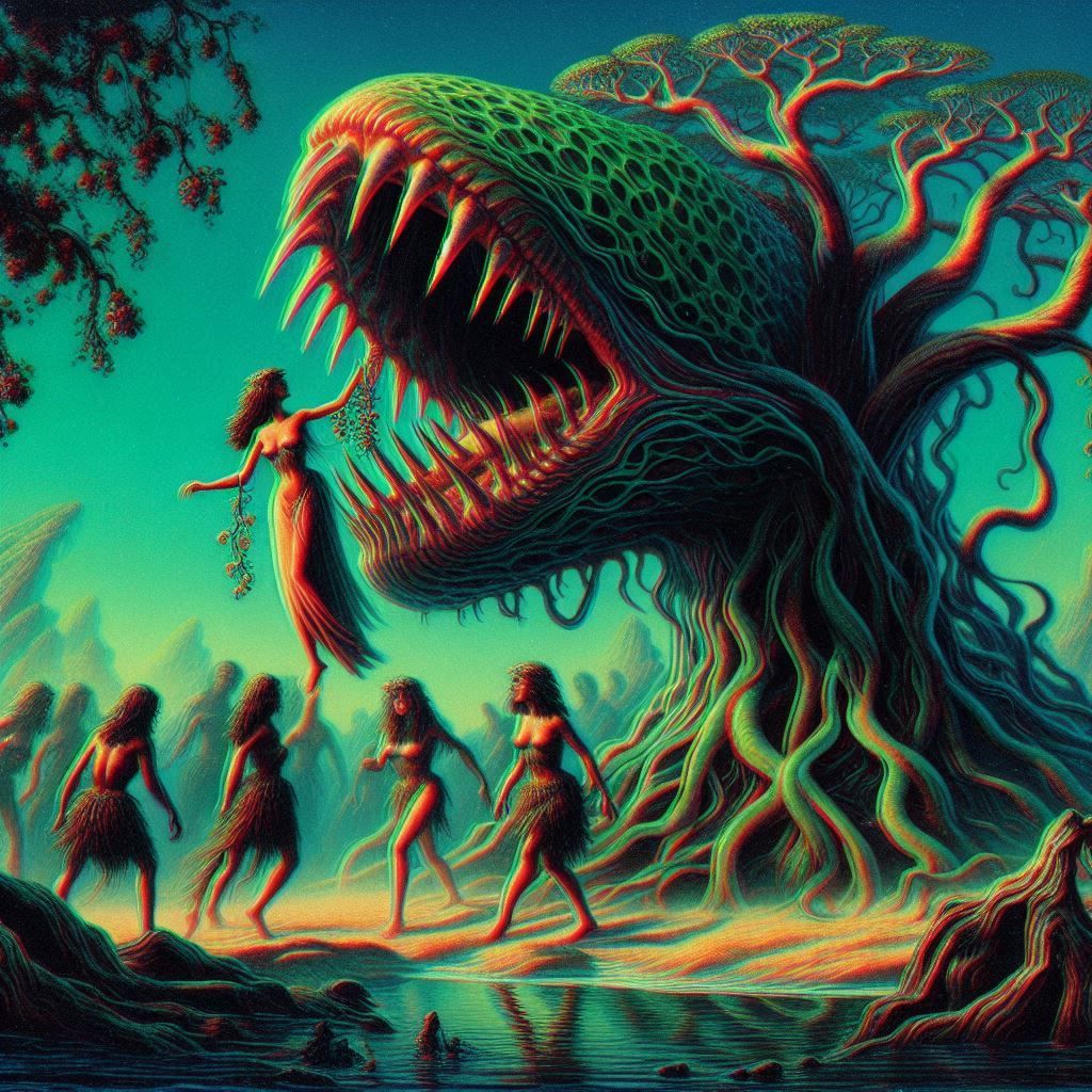 19th century madagascar carnivorous plant hoax