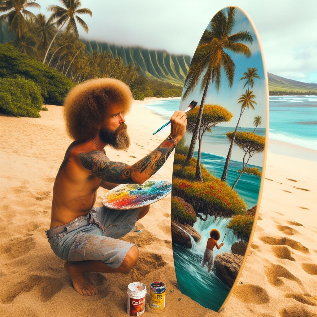Bob Ross on Vacation