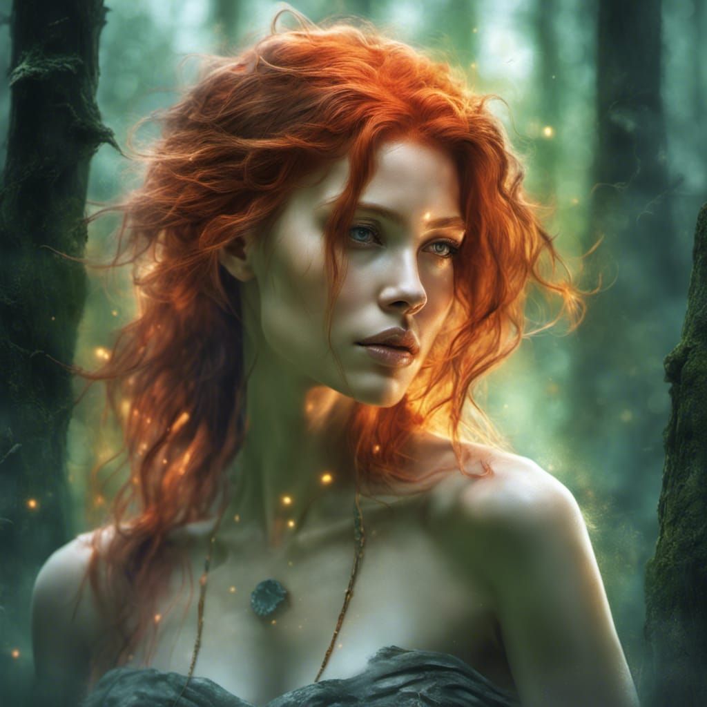 Forest woman… - AI Generated Artwork - NightCafe Creator