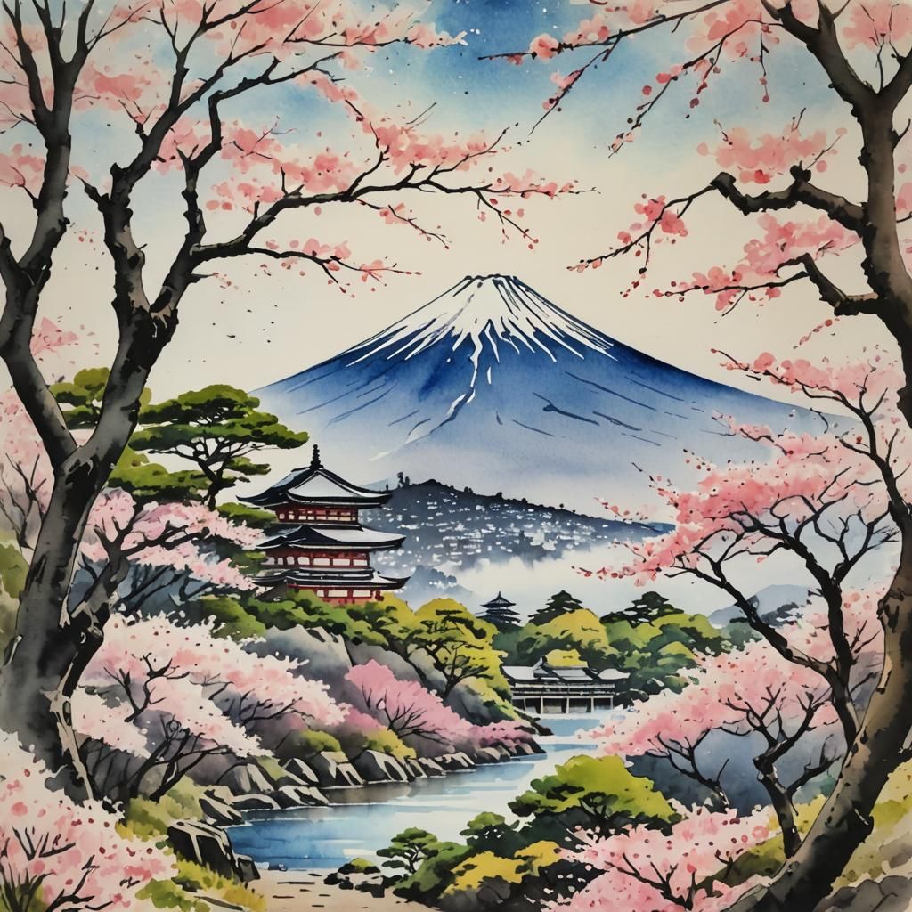Le mont Fuji