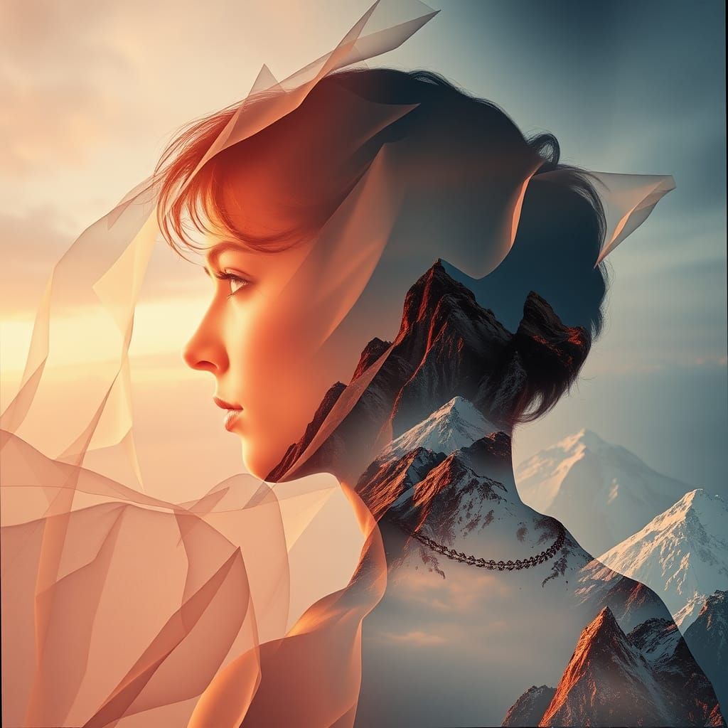 #52 crumpled doubleexposure