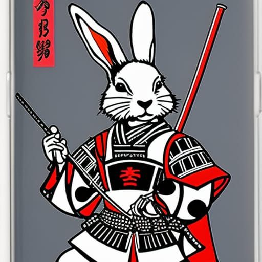 Rabbit samurai - AI Generated Artwork - NightCafe Creator