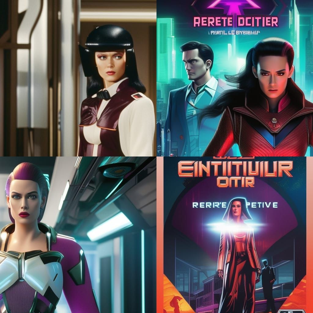 Female Cyberspace Private Detective retrofuturism CGSociety ...