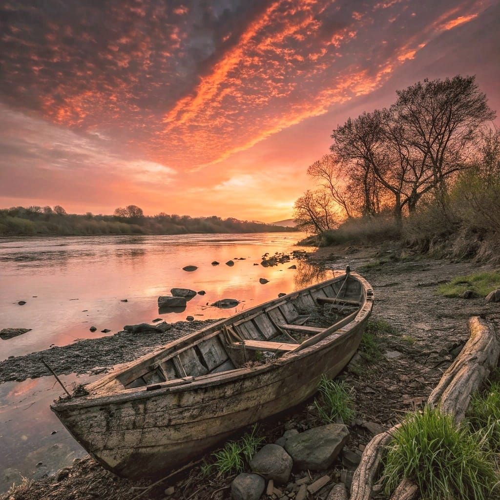 Abandoned Rustic Boat
