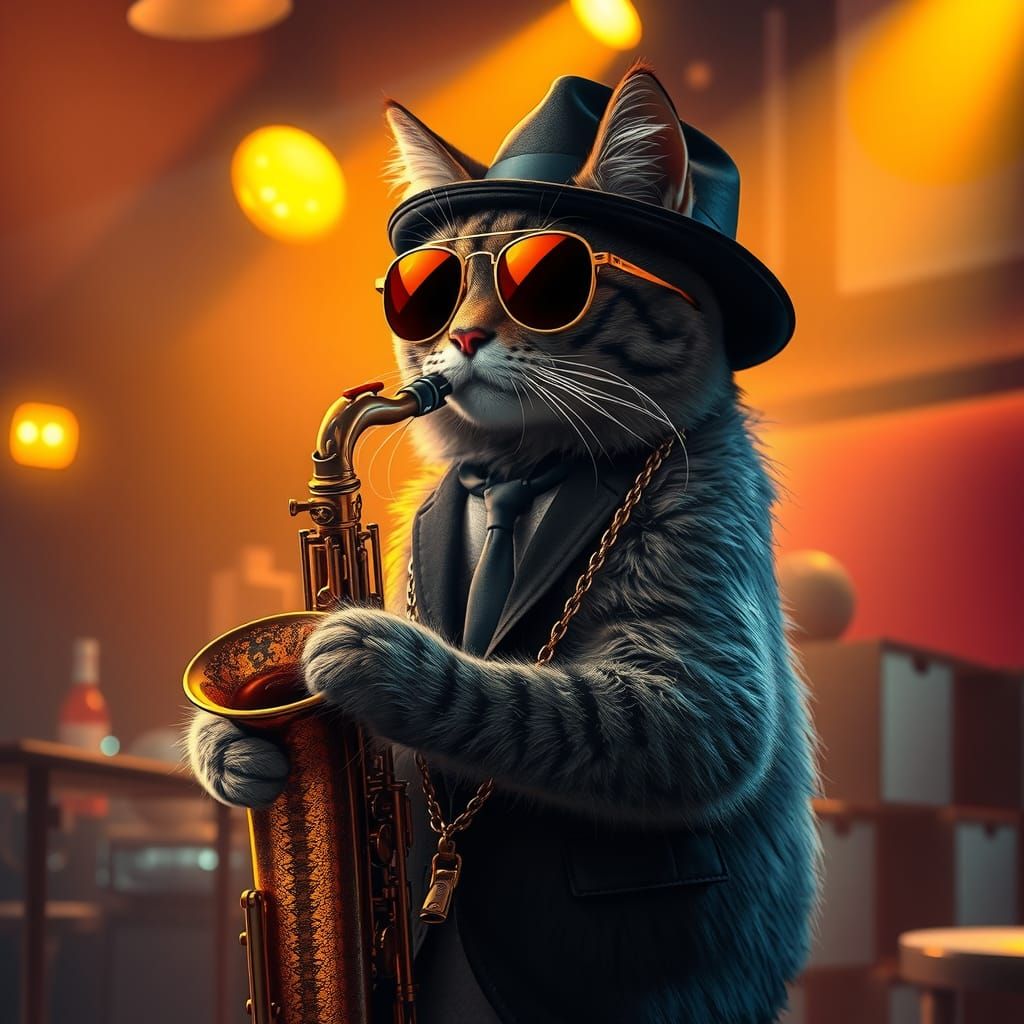 Cool Cat  by @Alicia Hopkins