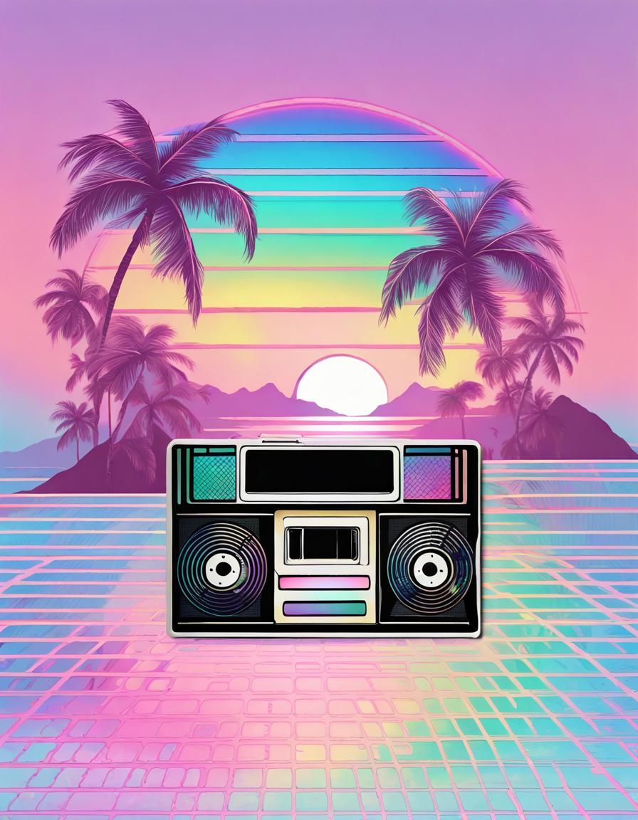 Retro beats - AI Generated Artwork - NightCafe Creator