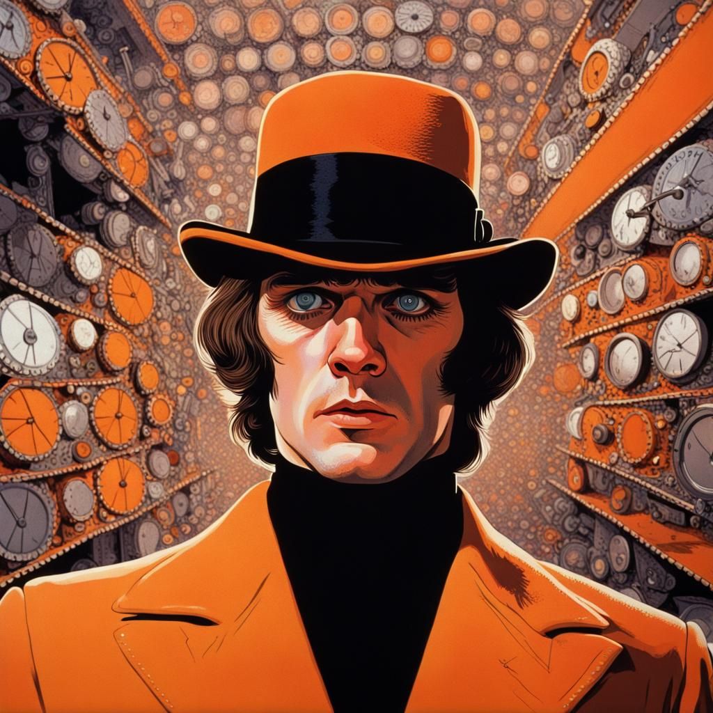 A Clockwork Orange AI Generated Artwork NightCafe Creator