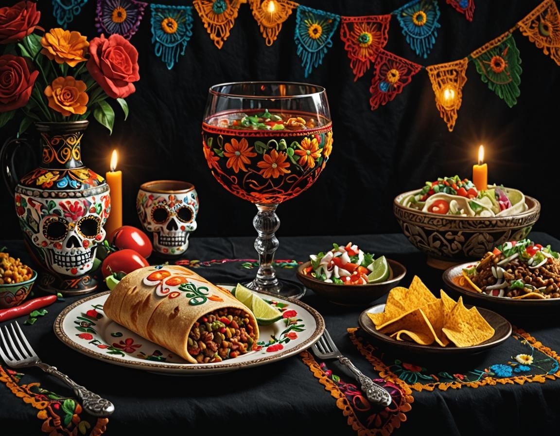 Mexican Themed Feast  by @Vixsin