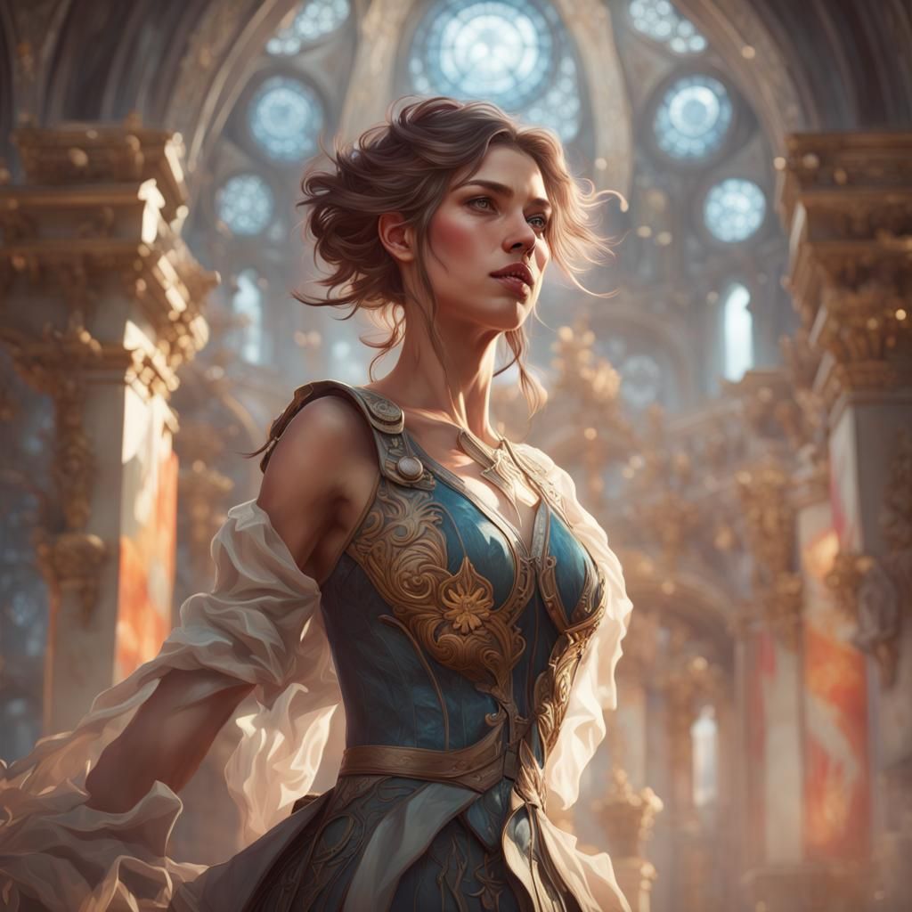 princesa no castelo  by @athilas