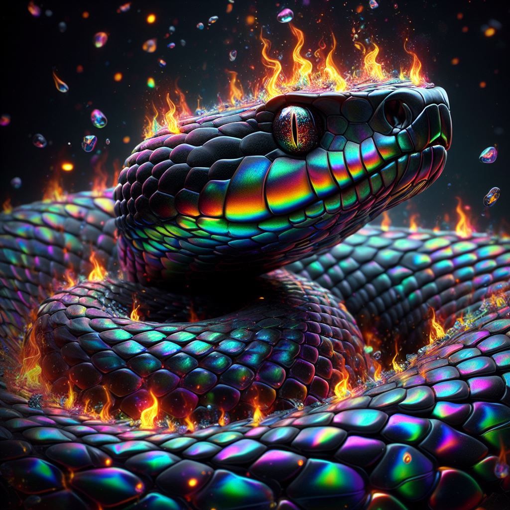 Flame snake