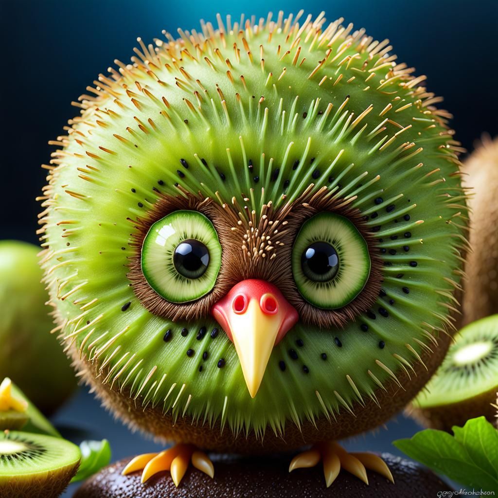 kiwi bird   by @one-nine