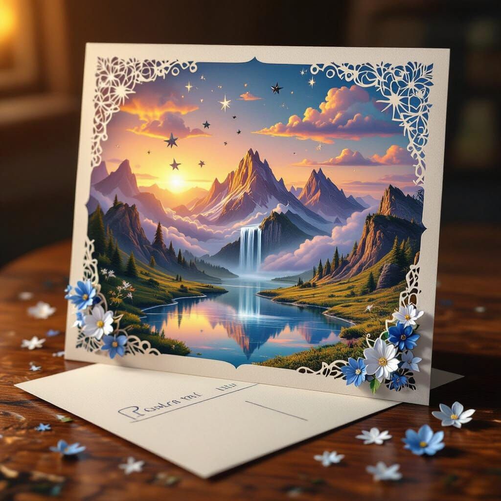 Surreal Landscape Postcard Comes to Life