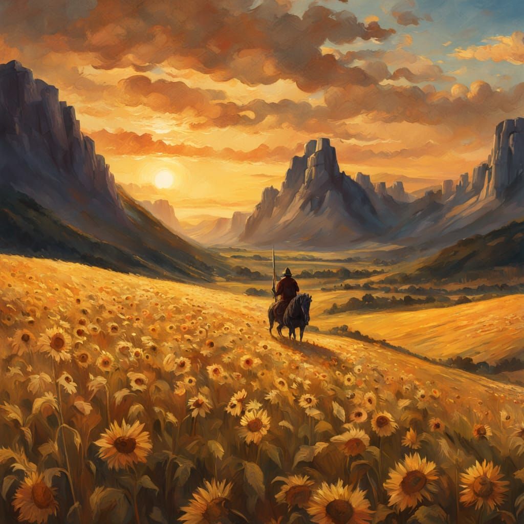 Ultra-detailed close-up of a Cossack’s saber blade, the Cossack is only partly visible in the background, wearing a traditional embroidered ...